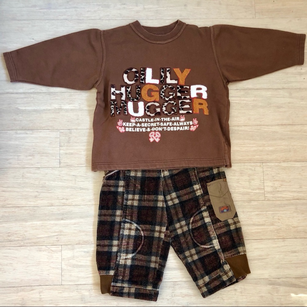 Soft, cozy Oilily “Hugger Mugger” set 5/6